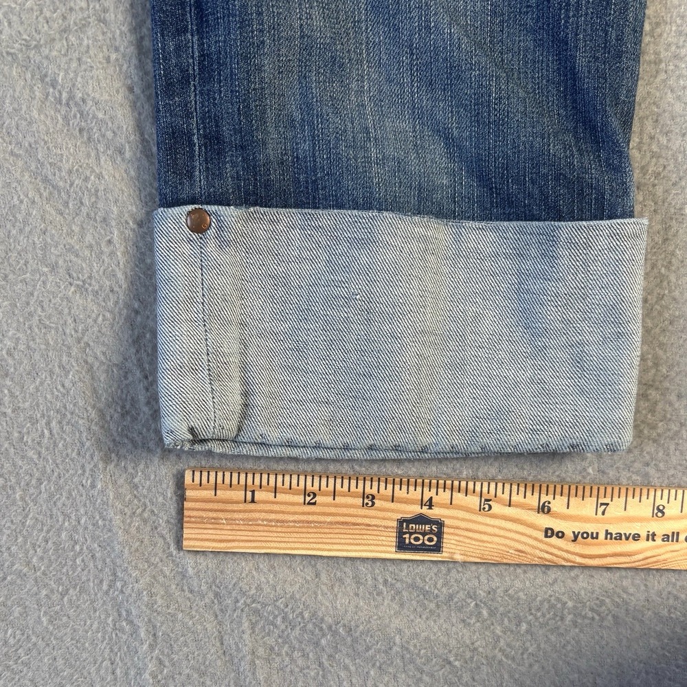 AG Adriano Goldschmied Jeans Women 29 The Shorty Cuffed Capri Capsule USA Made - Picture 12 of 12